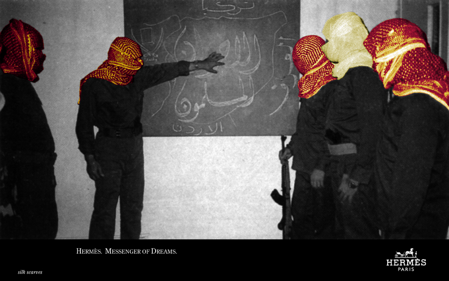 terrorist fashion art conceptual fluxux baldessari jim piatt